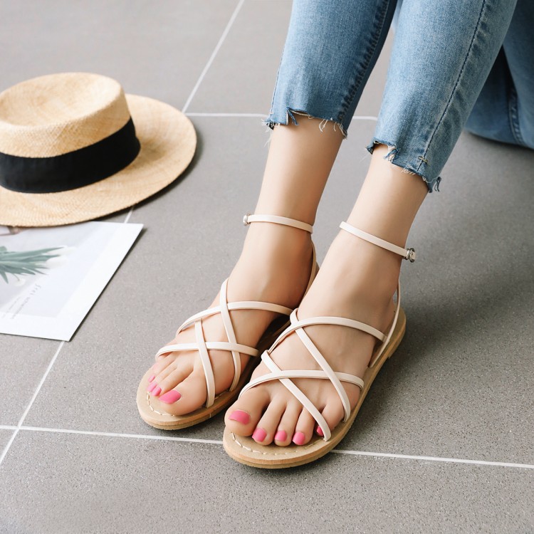 Roman Style Flat Sandals for Kids and Youth – Style q.html